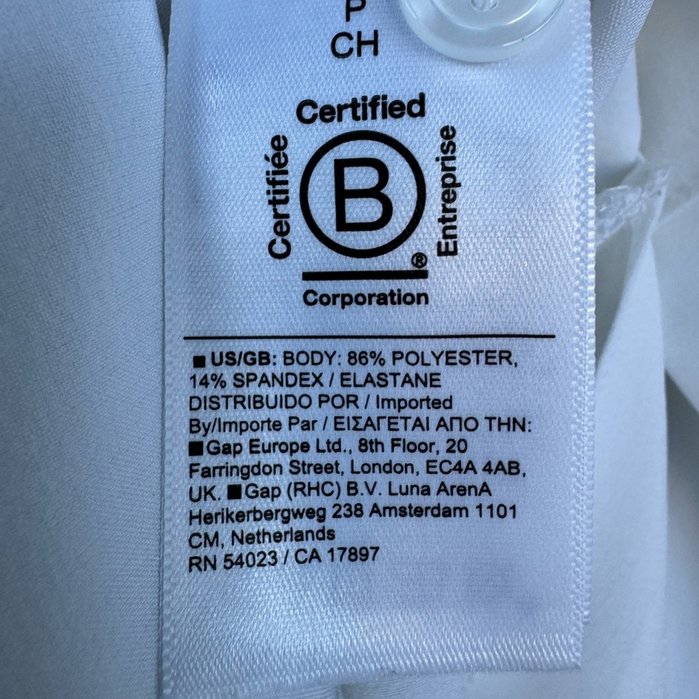 Athleta Urbanite White Performance Button Down Si… - image 4